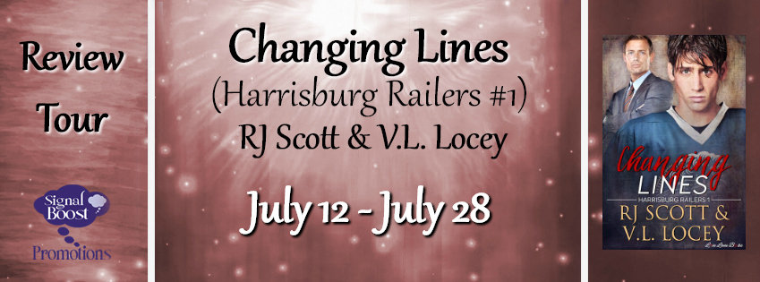 Love Hockey Romance Books? Read Changing Lines (Harrisburg Railers #1) by RJ Scott & VL Locey!